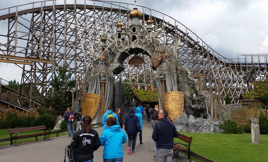 Vue d'une des nombreuses attractions d'Europa-Park